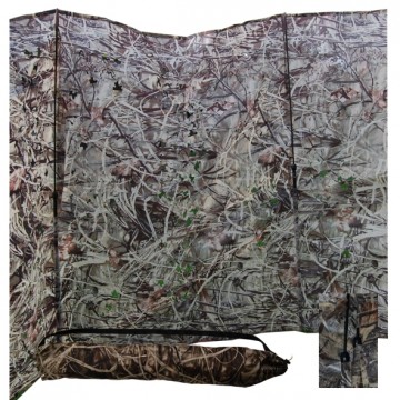 Camouflage scherm incl. stokken verstelbaar MAX4