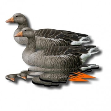 FUD grauwe gans per set van 6