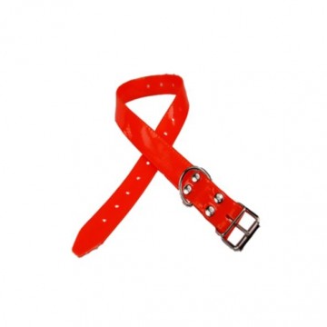 Honden halsband oranje 2.5mm 600x25mm oranje