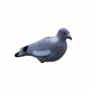 Lokvogel duif vol incl. pin 33cm geflockt 12stuks