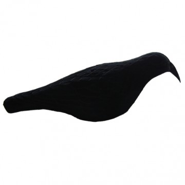 Lokvogel kraai stapelbaar incl. pin 41cm geflockt 50stuks