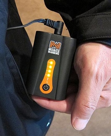 Mobile warming Verwarmde heren jas lichtgewicht