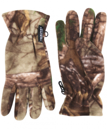 Jackpyke treecam fleece handschoenen
