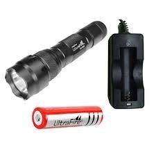 Ultrafire 502B 300lumen incl batterij&Lader
