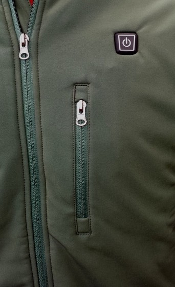 Heater Verwarmde winterjas Wind&Waterdicht 100% draadloos